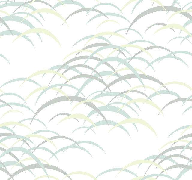 Kasia Sea Green Abstract Wallpaper with Coastal Pattern - A-Street Prints 4121-72211