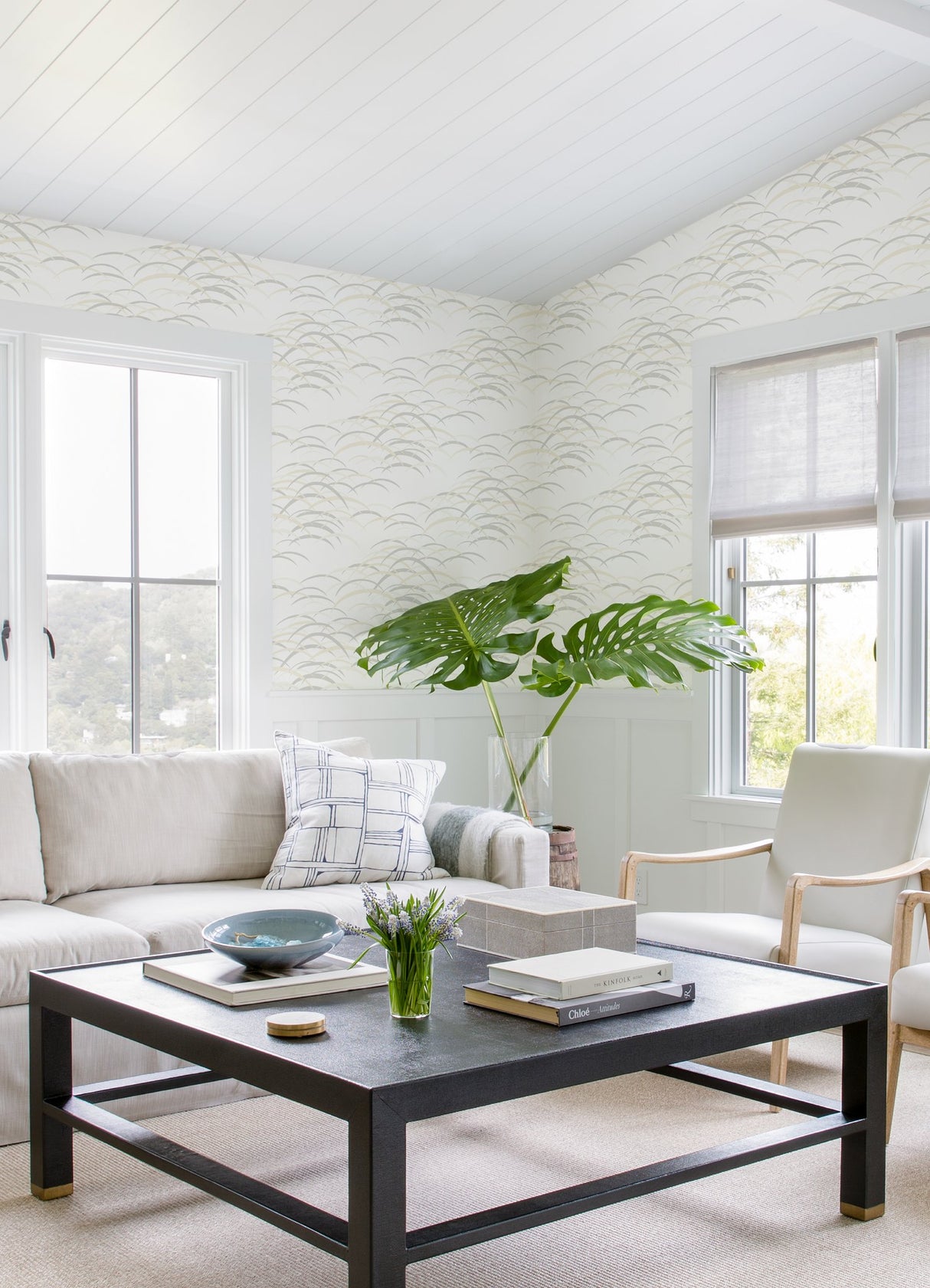 Kasia Neutral Abstract Wallpaper with Coastal Non Woven Design - A?Street Prints 4121-72213