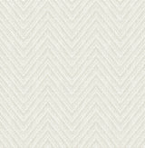 Glynn Silver Chevron Wallpaper with Modern Graphic Pattern - A-Street Prints 4122-26651