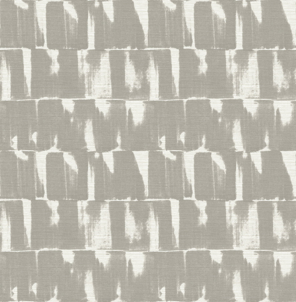 Bancroft Grey Artistic Stripe Wallpaper with Raised Ink Texture - Brewster 4122-27022
