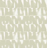 Bancroft Sage Artistic Stripe Wallpaper with Whimsical Abstract Raised Ink Texture - A-Street Prints 4122-27023