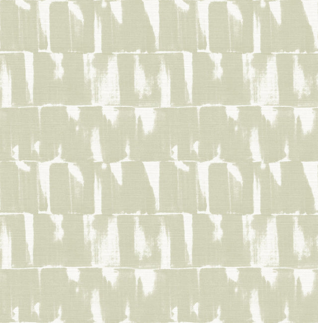Bancroft Sage Artistic Stripe Wallpaper with Whimsical Abstract Raised Ink Texture - A-Street Prints 4122-27023
