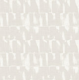 Bancroft Dove Artistic Stripe Wallpaper with Abstract Whimsical Pattern - A-Street Prints 4122-27024