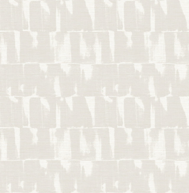 Bancroft Dove Artistic Stripe Wallpaper with Abstract Whimsical Pattern - A-Street Prints 4122-27024