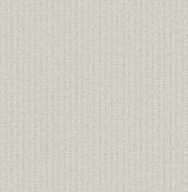Lawndale Taupe Textured Pinstripe Wallpaper with Modern Fabric Texture Pattern - A-Street Prints 4122-27027
