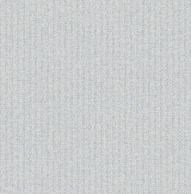 Lawndale Blue Textured Pinstripe Wallpaper with Modern Fabric Texture Graphic Motif - A-Street Prints 4122-27028