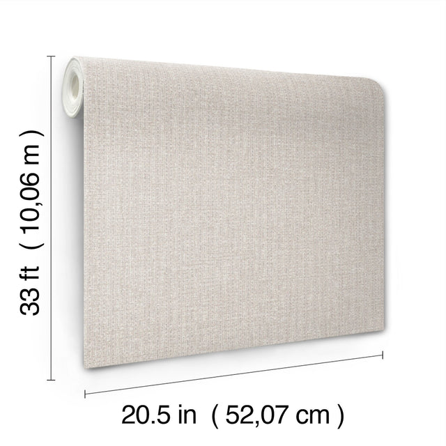 Lawndale Lavender Textured Pinstripe Wallpaper with Fabric Texture Motif - A-Street Prints 4122-27030