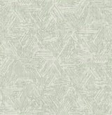 Retreat Sea Green Quilted Geometric Wallpaper with Raised Ink Textured Abstract Modern Pattern - A-Street Prints 4122-27035