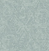 Retreat Denim Quilted Geometric Wallpaper with Raised Ink Modern Abstract Pattern - A-Street Prints 4122-27036