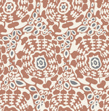 Divine Rust Abstract Medallion Wallpaper with Modern Abstract Medallion Pattern - A-Street Prints 4122-27041