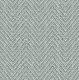 Glynn Denim Chevron Wallpaper with Raised Ink Modern Graphic Chevron - A-Street Prints 4122-27044