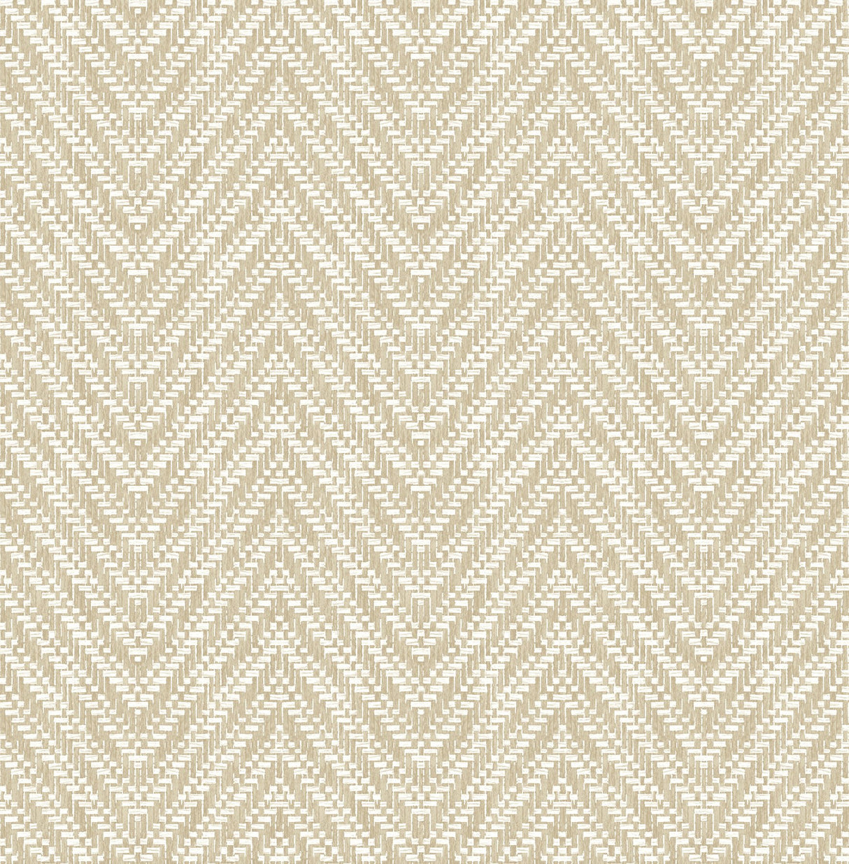 Glynn Wheat Chevron Wallpaper with Raised Ink Textured Modern Graphic Pattern - A-Street Prints 4122-27045