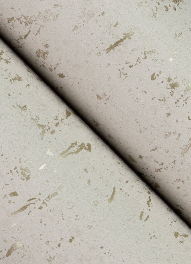 Callie Bone Concrete Wallpaper with Distressed Textures Industrial Abstract Pattern - Advantage 4125-26707