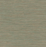 Alton Copper Faux Grasscloth Wallpaper with Modern Graphics Pattern - Advantage 4125-26711