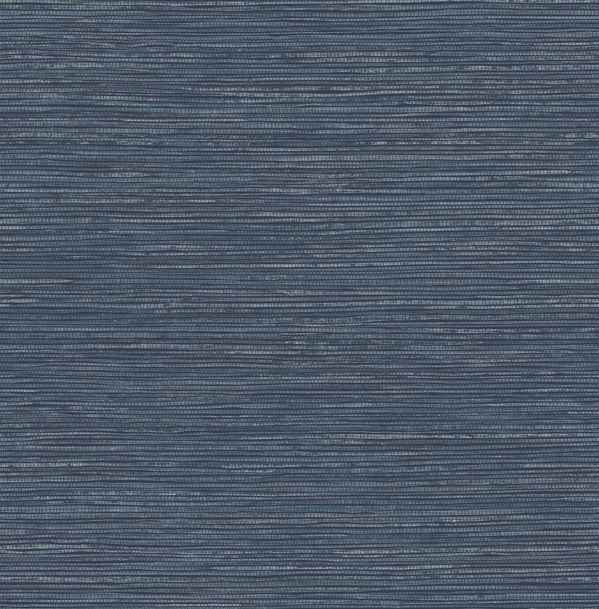 Alton Indigo Faux Grasscloth Wallpaper, Raised Ink Textured Modern Graphics - Brewster 4125-26712