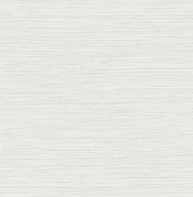 Alton Off White Faux Grasscloth Wallpaper with Metallic Textured Graphics - Brewster 4125-26713