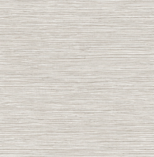 Alton Light Grey Faux Grasscloth Wallpaper with Modern Graphics Texture - Advantage 4125-26714
