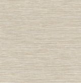 Alton Taupe Faux Grasscloth Wallpaper with Textured Raised Ink - Advantage 4125-26715