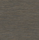 Alton Black Faux Grasscloth Wallpaper with Modern Graphics Motif - Advantage 4125-26716