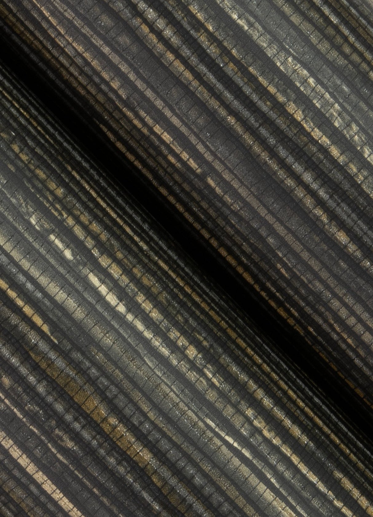 Alton Black Faux Grasscloth Wallpaper with Modern Graphics Motif - Advantage 4125-26716