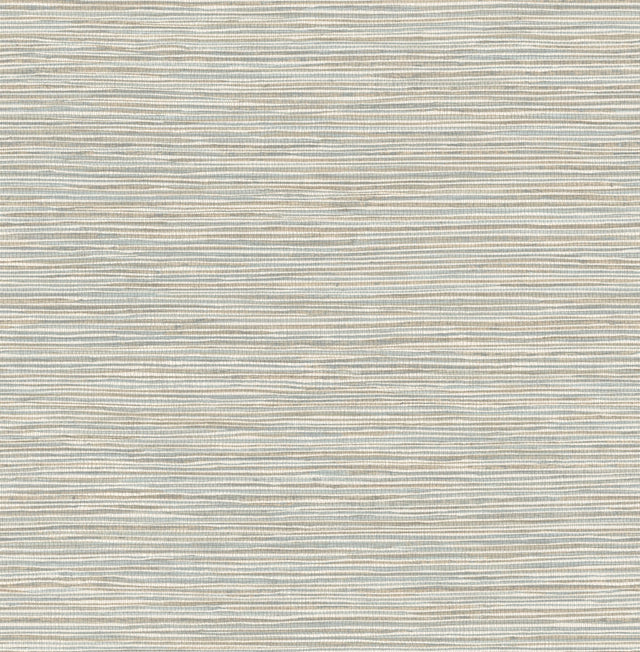 Alton Light Blue Faux Grasscloth Wallpaper with Modern Textured Graphics - Advantage 4125-26719