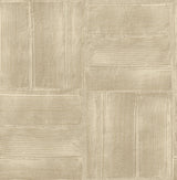 Jasper Neutral Block Texture Wallpaper with Metallic Raised Ink Geometric Pattern - Advantage 4125-26735