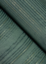 Jasper Teal Block Texture Wallpaper with Metallic Raised Ink Geometric Bohemian Style - Advantage 4125-26737