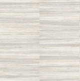 Rowan White Faux Grasscloth Wallpaper with Modern Graphics Pattern - Advantage 4125-26744
