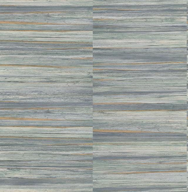 Rowan Blue Faux Grasscloth Wallpaper with Modern Graphic Faux Grasscloth Pattern - Advantage 4125-26745