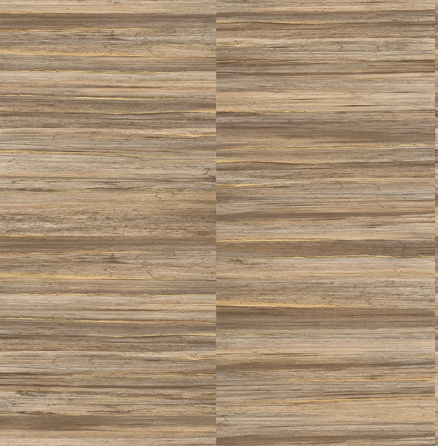 Rowan Chestnut Faux Grasscloth Wallpaper with Modern Graphics Texture - Advantage 4125-26746