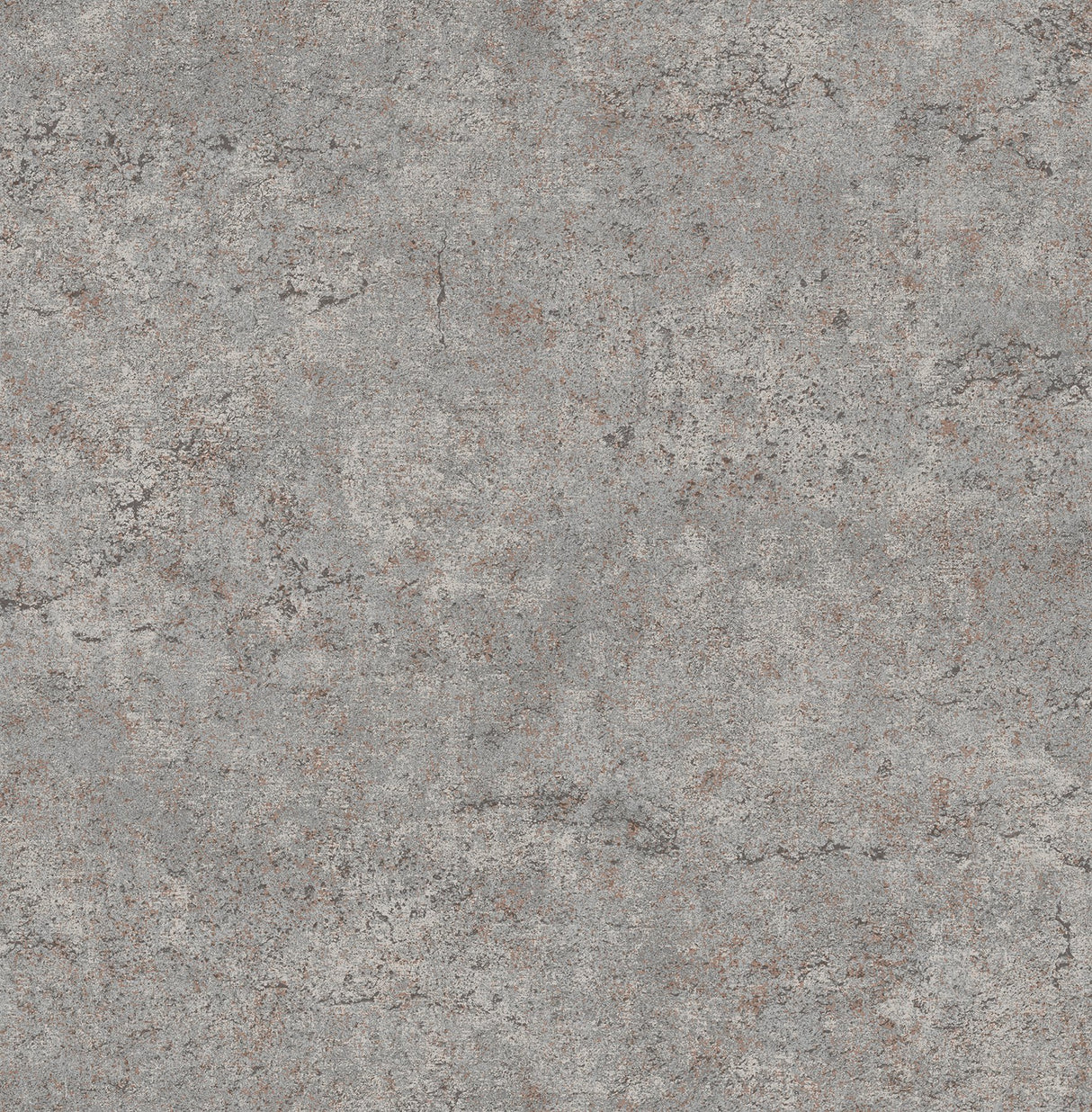 Colt Grey Cement Wallpaper with Distressed Textures and Industrial Metallic Raised Ink - Advantage 4125-26753