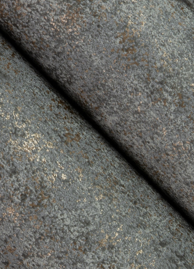 Colt Grey Cement Wallpaper with Distressed Textures and Industrial Metallic Raised Ink - Advantage 4125-26753