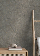 Colt Charcoal Cement Wallpaper with Distressed Textures Industrial Motif - Advantage 4125-26754