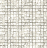 Kingsley Off White Tiled Wallpaper with Modern Geometric Tile Motif - Advantage 4125-26755