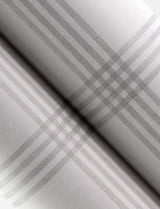 Twain Light Grey Plaid Wallpaper with Farmhouse Plaids Pattern - Chesapeake 4134-26994