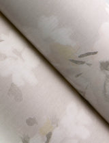 Azalea Neutral Floral Branches Wallpaper with Botanical Flowers Motif, Farmhouse Style - Chesapeake 4134-72527