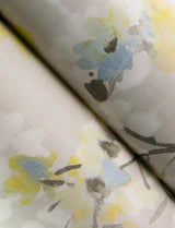 Azalea Light Grey Floral Branches Wallpaper with Botanical Flowers Motif - Chesapeake 4134-72528