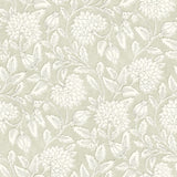 Vadouvan Sage Jacobean Trail Wallpaper with Botanical Jacobean Motif - Chesapeake 4134-72536