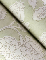 Vadouvan Sage Jacobean Trail Wallpaper with Botanical Jacobean Motif - Chesapeake 4134-72536