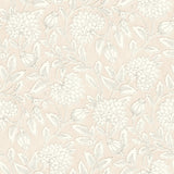 Vadouvan Blush Jacobean Trail Wallpaper with Traditional Botanical Pattern - Chesapeake 4134-72538