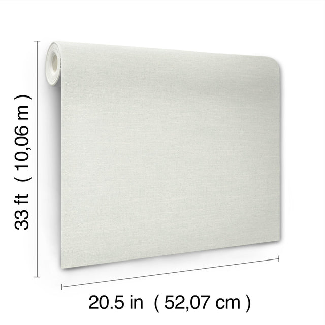 Chambray Light Blue Fabric Weave Wallpaper with Fabric Texture Pattern - Chesapeake 4134-72553