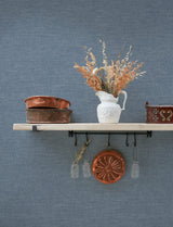 Chambray Denim Fabric Weave Wallpaper with Textured Fabric Weave - Chesapeake 4134-72554