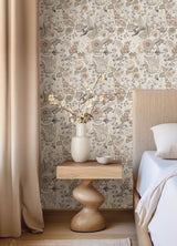 Whimsy Coral Fauna Wallpaper with Whimsical Animals Pattern - A-Street Prints 4135-12807