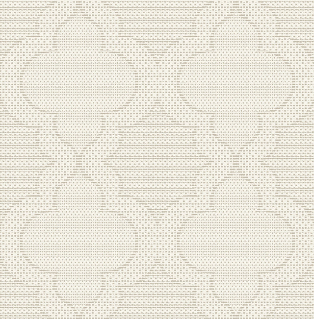 Ernest Taupe Quilted Quatrefoil Wallpaper with Modern Quilted Quatrefoil Pattern - Brewster 4135-27291