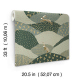 Peter Green Rabbit Fields Wallpaper with Whimsical Animals Pattern - A-Street Prints 4135-27299