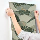 Peter Green Rabbit Fields Wallpaper with Whimsical Animals Pattern - A-Street Prints 4135-27299