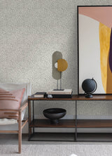 Cassie Black Petite Polka Wallpaper with Hand-Painted Polka Dots - A-Street Prints 4135-27302