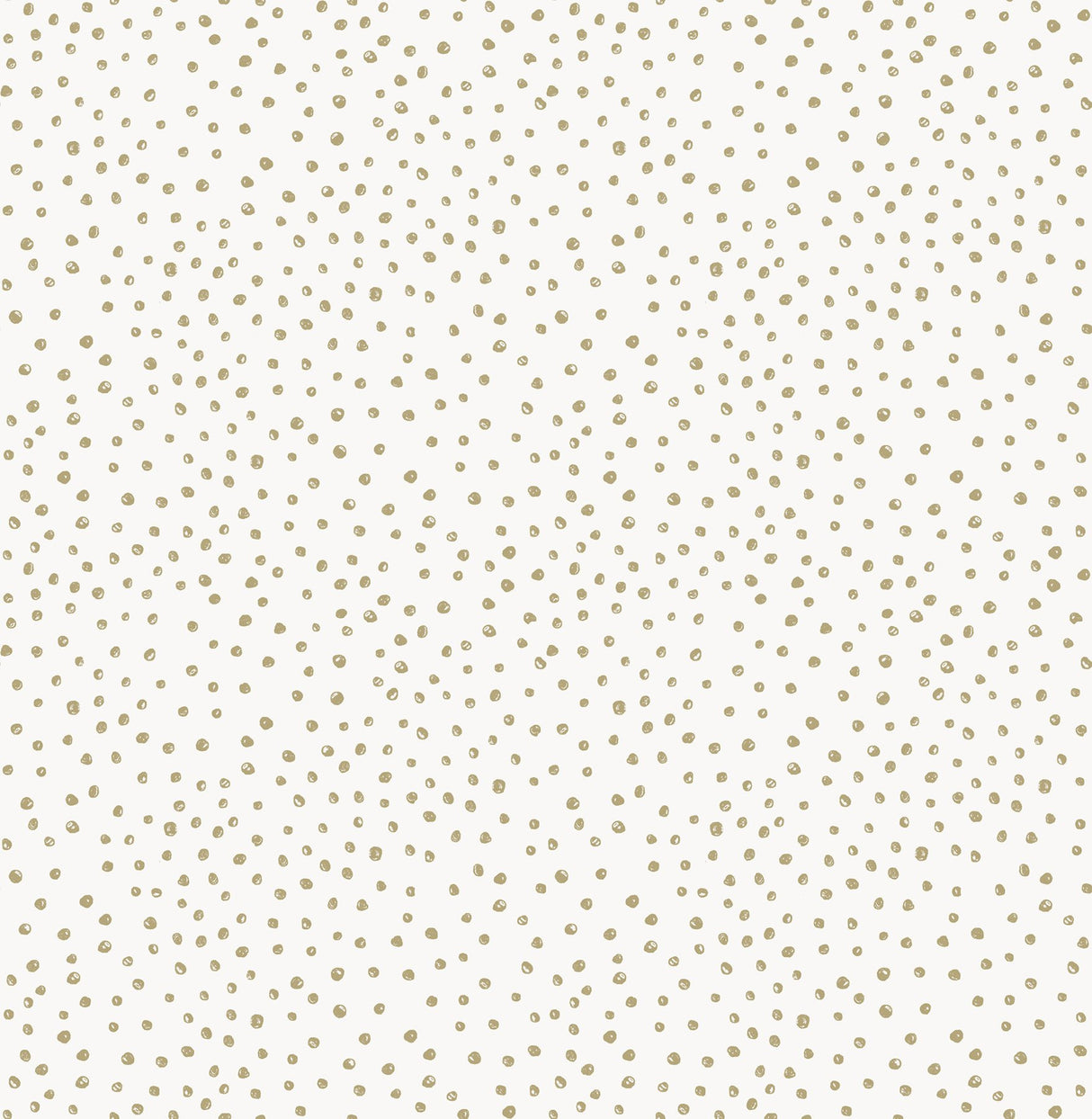 Cassie White Petite Polka Wallpaper with Metallic Hand-Painted Dot Pattern - A-Street Prints 4135-27303