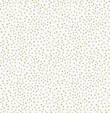 Cassie White Petite Polka Wallpaper with Metallic Hand-Painted Dot Pattern - A-Street Prints 4135-27303