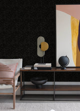 Cassie Gold Petite Polka Wallpaper with Metallic Polka Dots - A-Street Prints 4135-27306